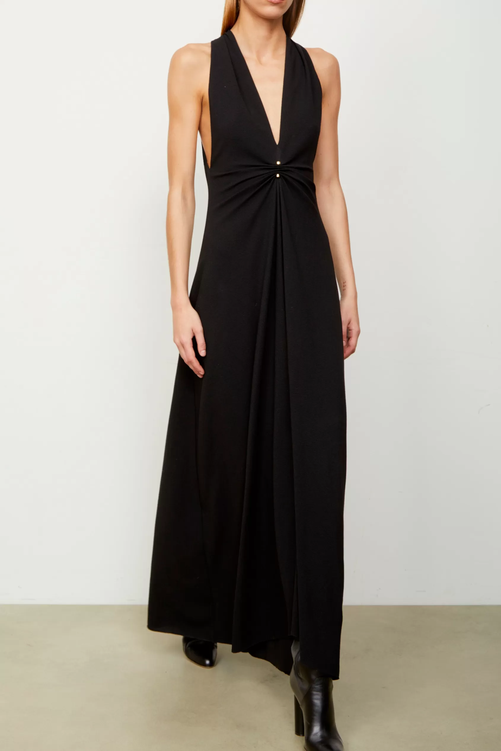 Dresses<Brandon Maxwell The Banks Dress In Black
