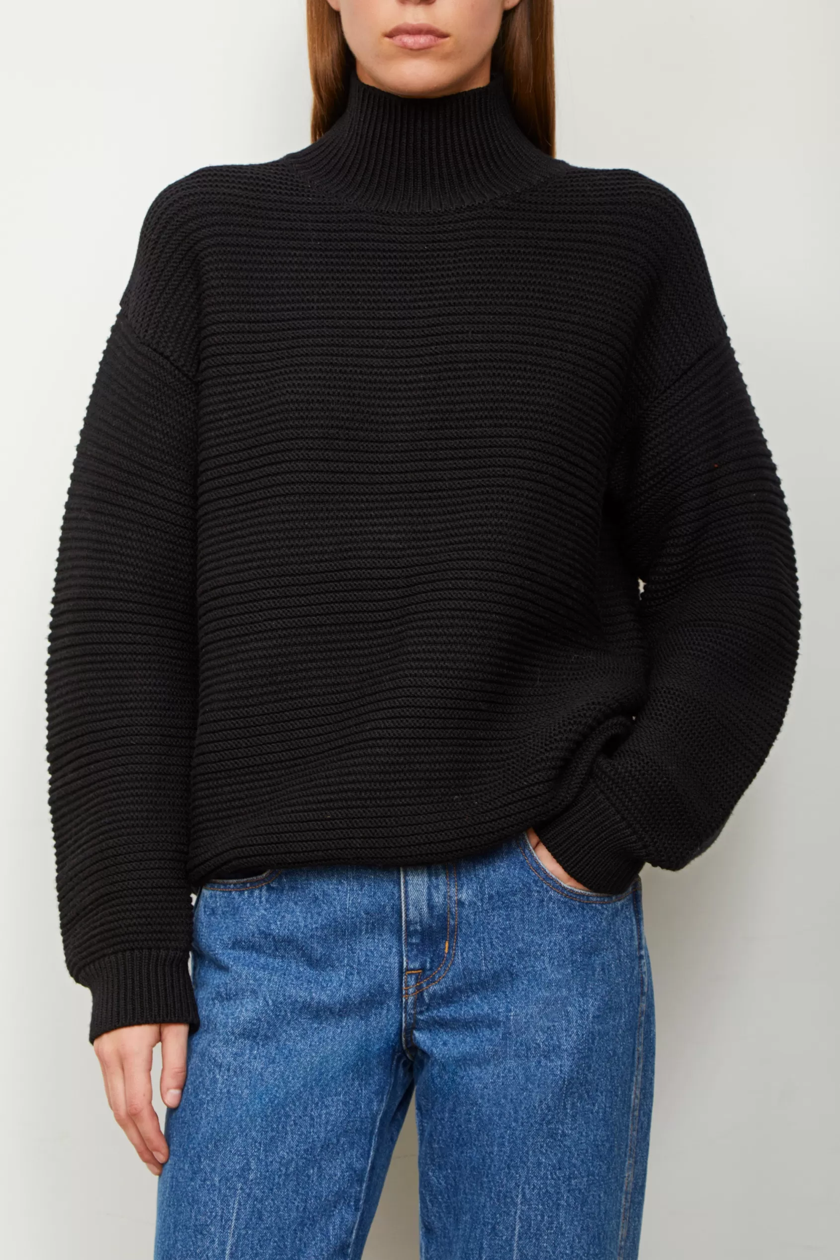 Knitwear<Brandon Maxwell The Charlie Sweater In Black