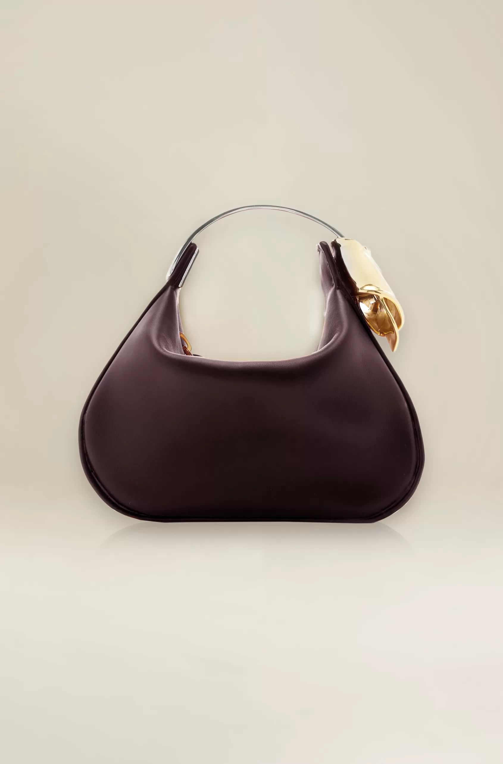 Bags<Brandon Maxwell The Dottie Mini Bracelet Bag In Burgundy