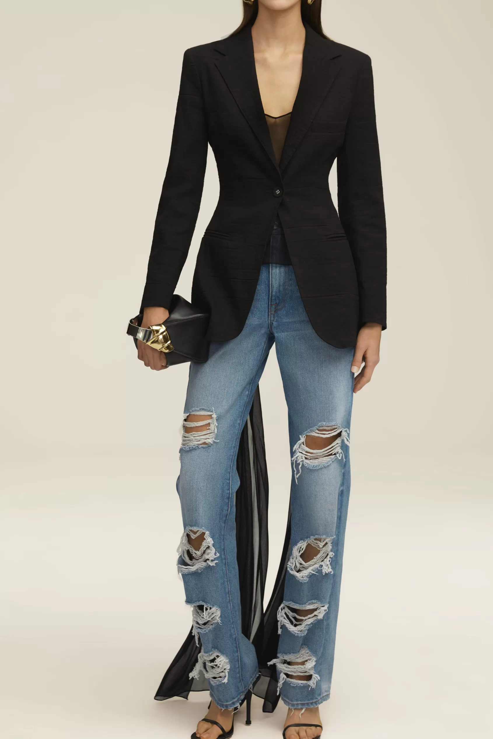 Jackets & Coats<Brandon Maxwell The Jemma Jacket In Black
