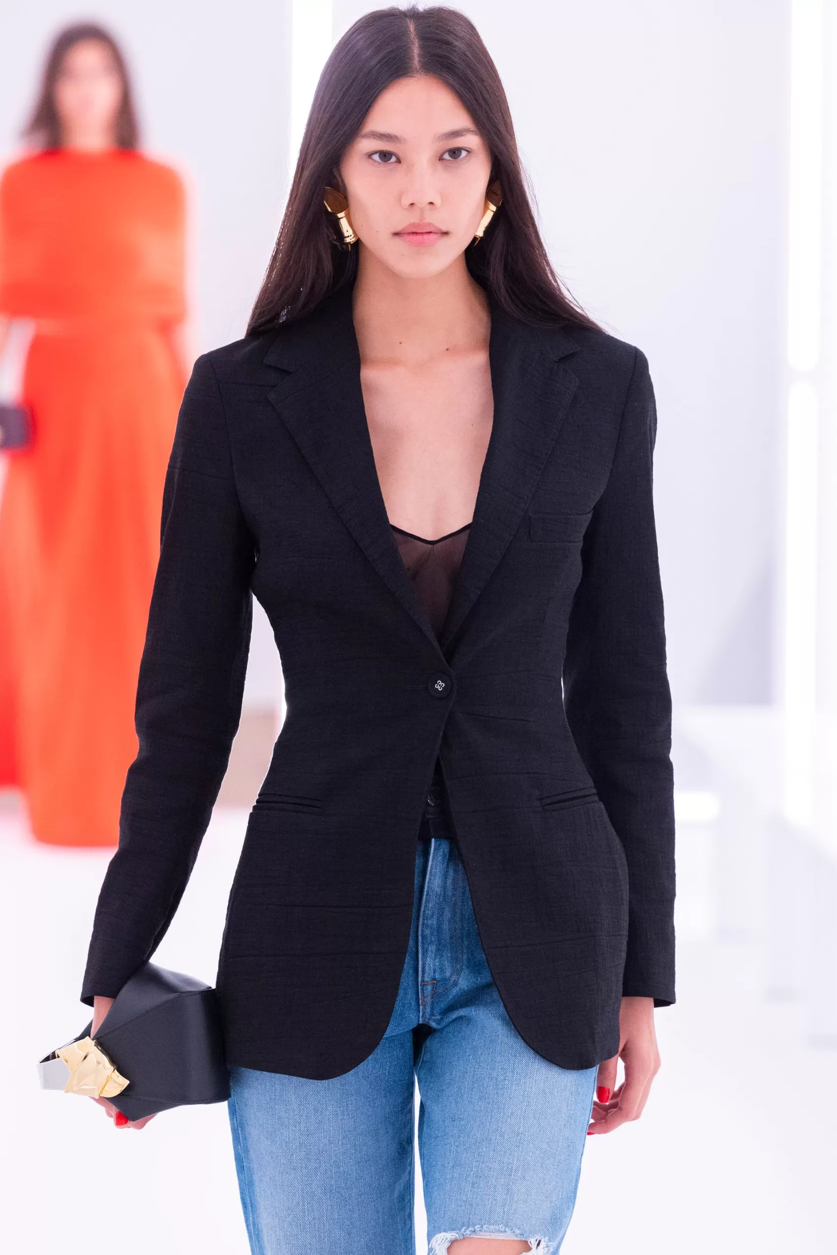 Jackets & Coats<Brandon Maxwell The Jemma Jacket In Black