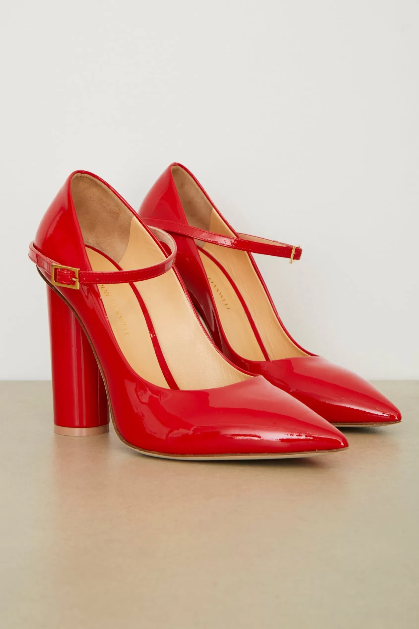 Shoes<Brandon Maxwell The Mary Jane In Patent Leather Red