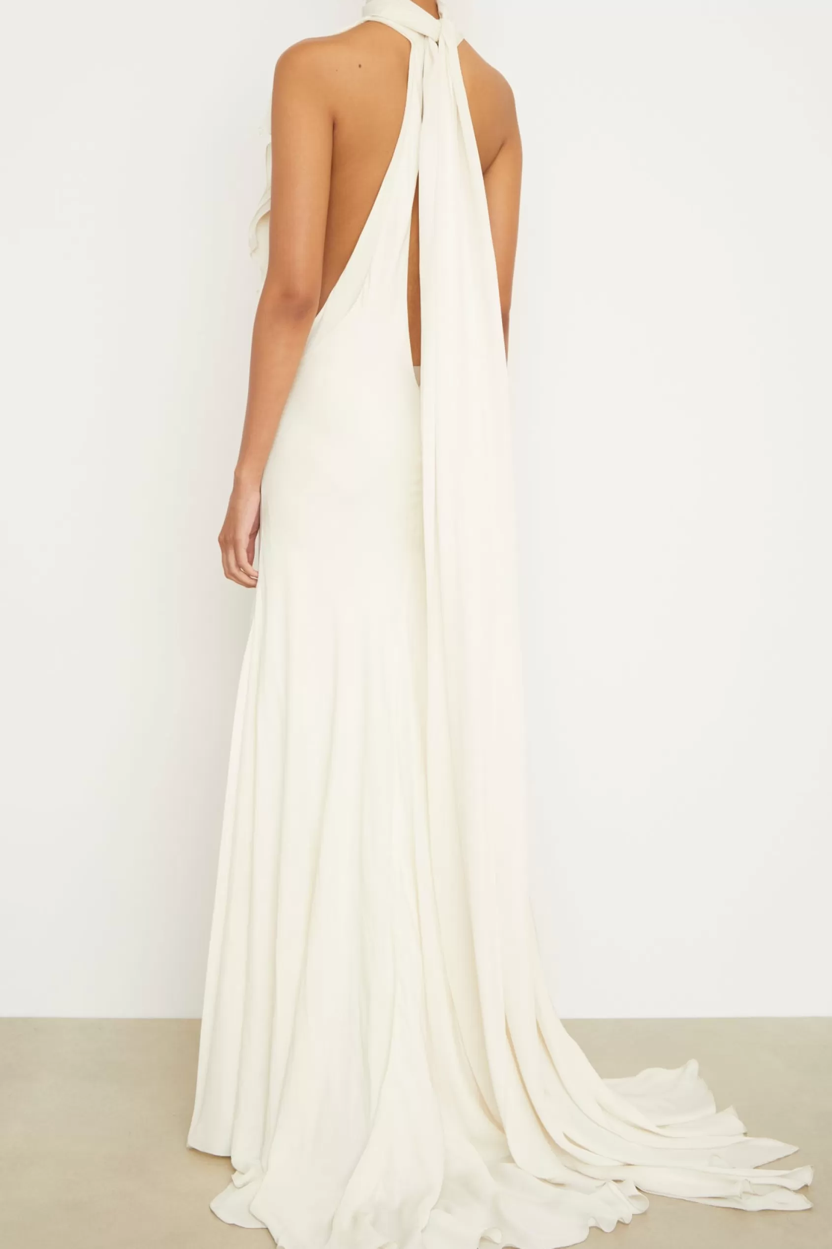 Dresses<Brandon Maxwell The Seraphine Gown In Ivory