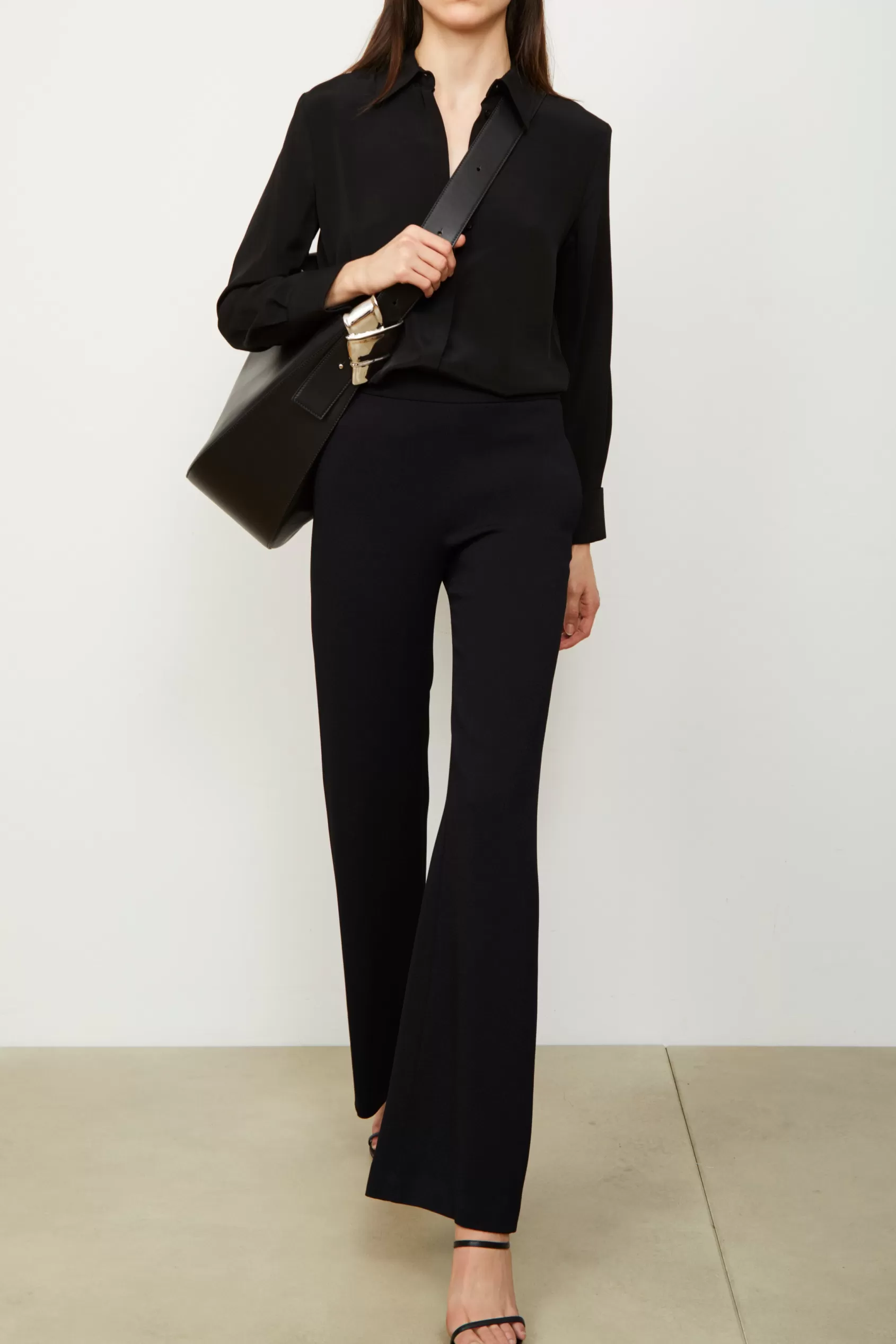 Tops<Brandon Maxwell The Spence Button Down In Black